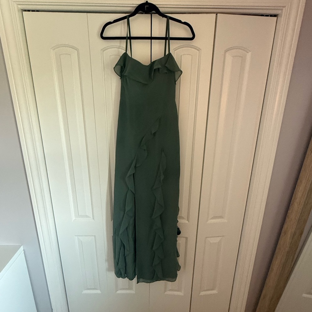 AZAZIE Barbie eucalyptus dress